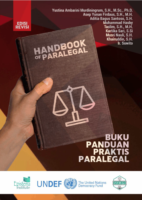 HANDBOOK OF PARALEGAL :BUKU PANDUAN PRAKTIS PARALEGAL (Edisi Revisi)